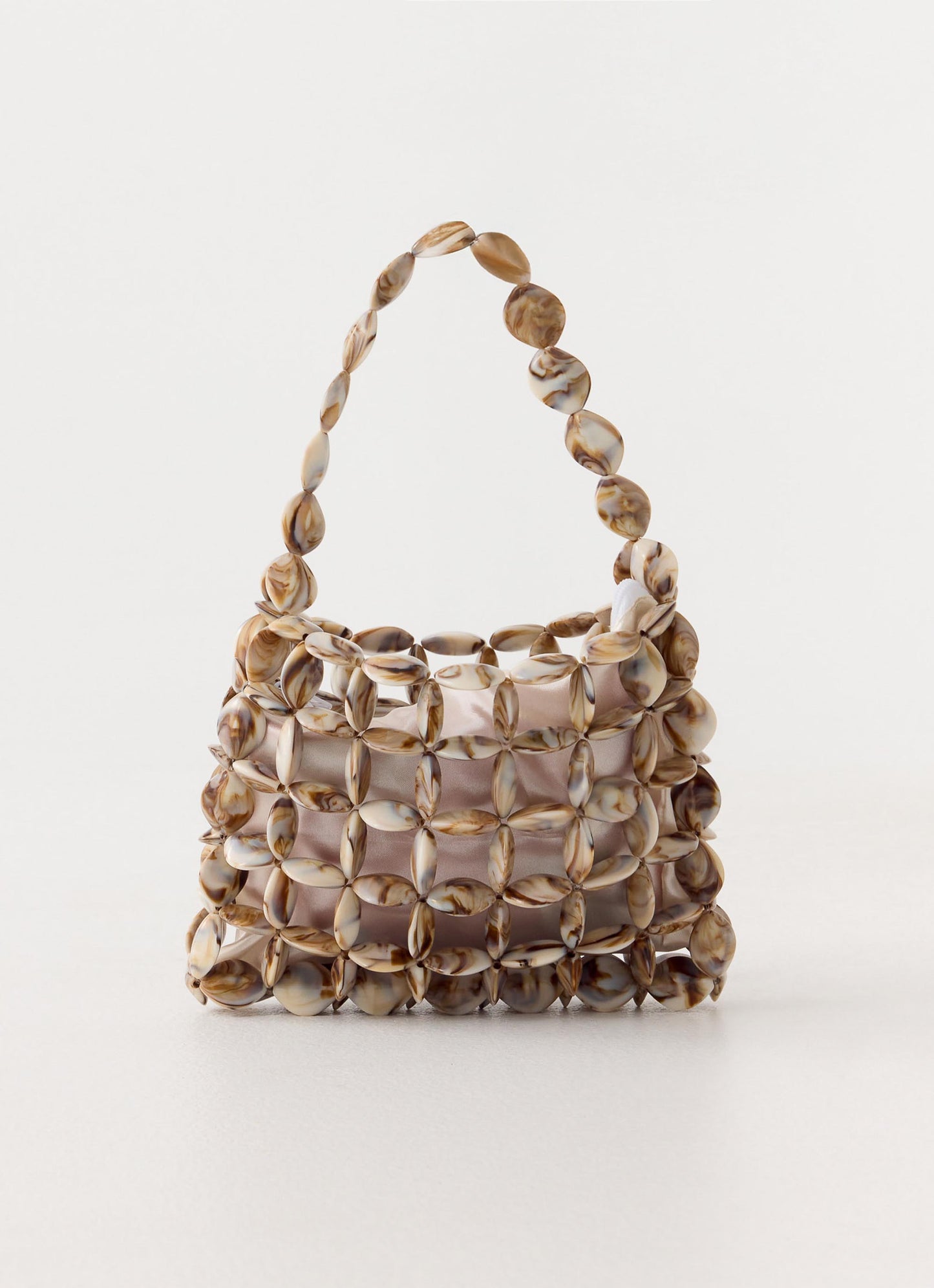 Tickled Pink Bag - Cream