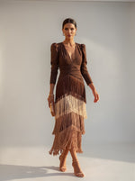 Sofía | Vestido Elegante con Flecos