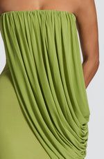 Vestido largo Vienna - verde oliva