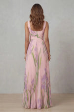 Giulia™ | Vestido Largo Corte A con Estampado Floral