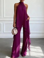 CLARA - Conjunto Elegante de Cuello Halter