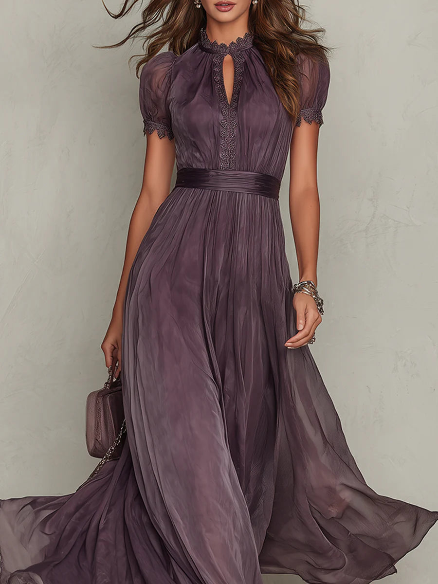 Andrea | Vestido Maxi Vintage de Gasa