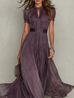 Andrea | Vestido Maxi Vintage de Gasa