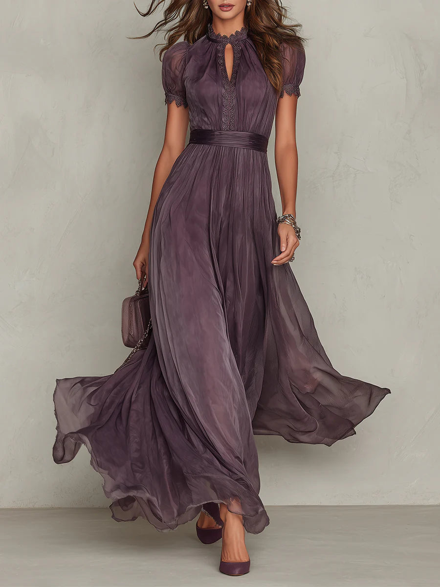 Andrea | Vestido Maxi Vintage de Gasa