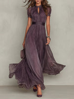 Andrea | Vestido Maxi Vintage de Gasa
