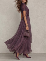 Andrea | Vestido Maxi Vintage de Gasa