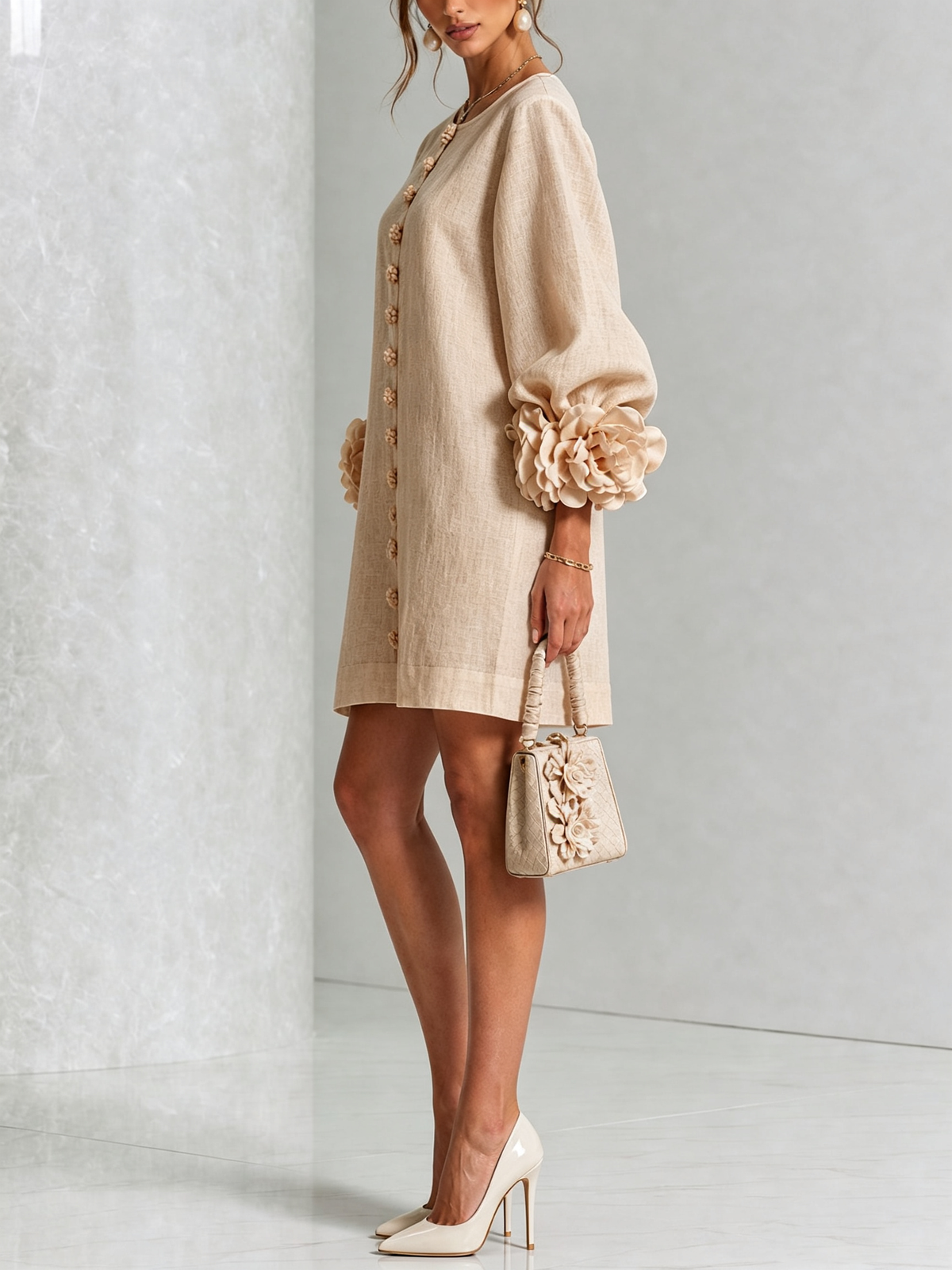 Rosalie | Vestido Mini con Botones