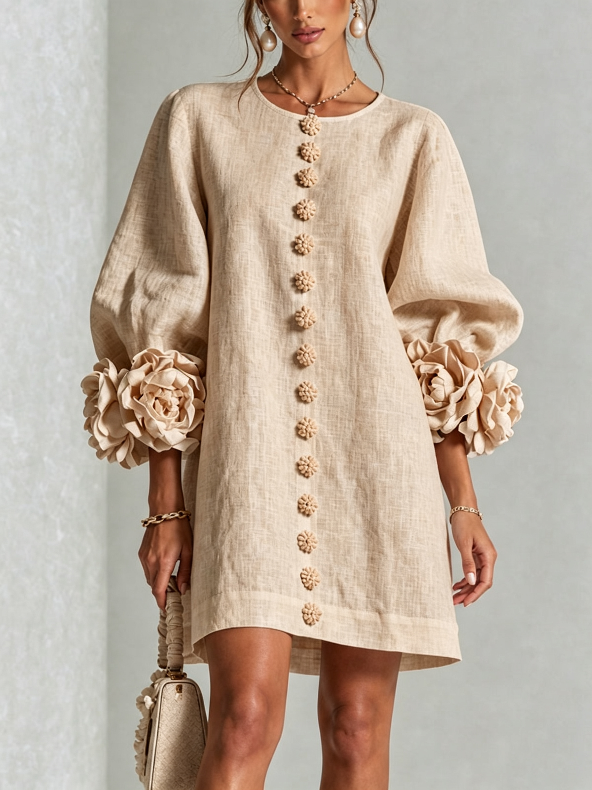 Rosalie | Vestido Mini con Botones
