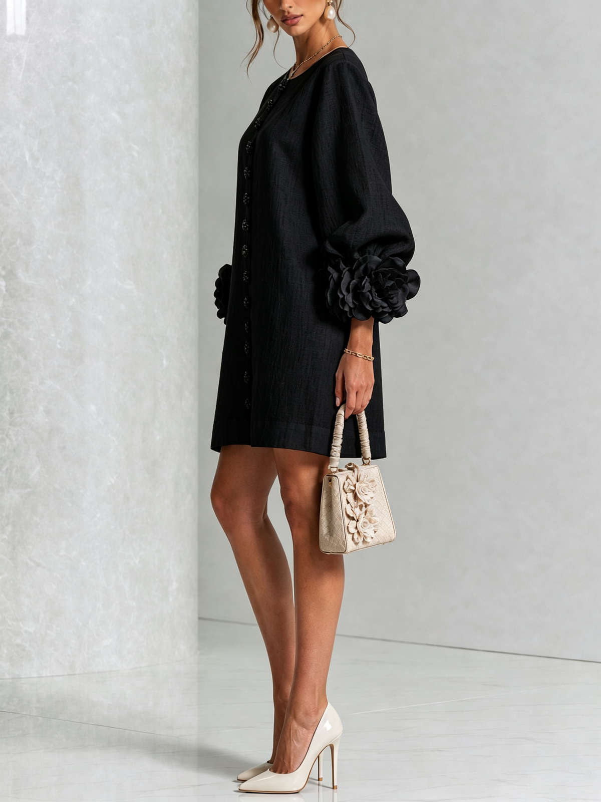 Rosalie | Vestido Mini con Botones