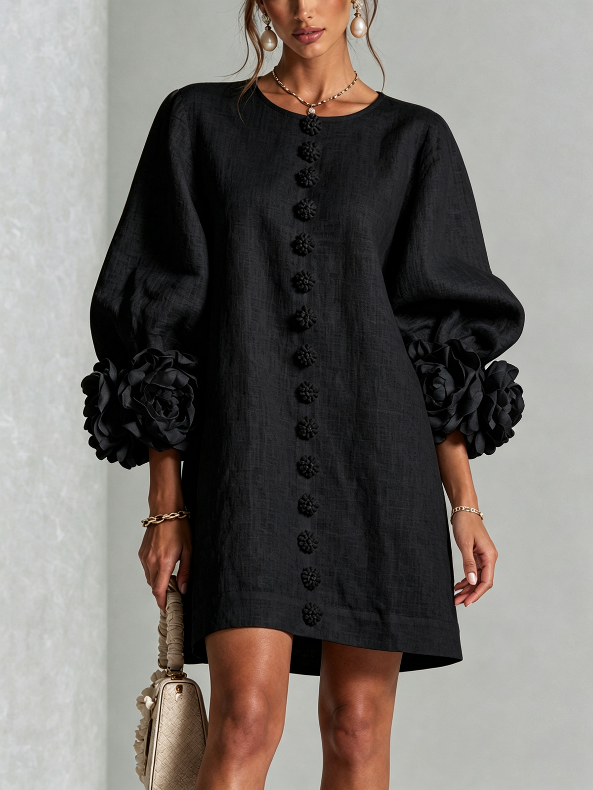 Rosalie | Vestido Mini con Botones