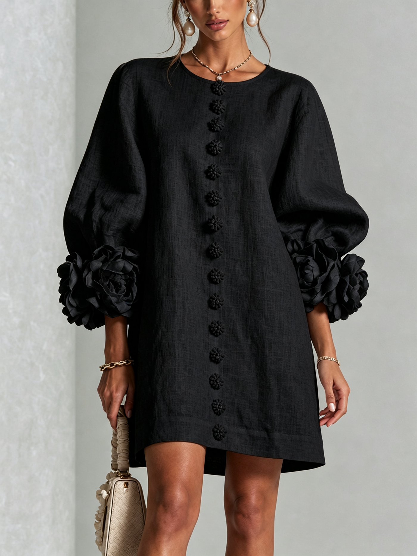 Rosalie | Vestido Mini con Botones