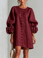 Rosalie | Vestido Mini con Botones