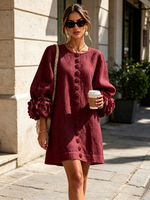 Rosalie | Vestido Mini con Botones