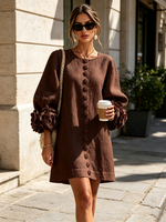 Rosalie | Vestido Mini con Botones