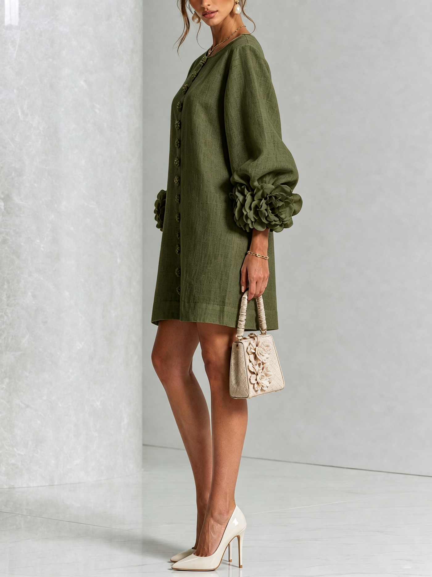 Rosalie | Vestido Mini con Botones