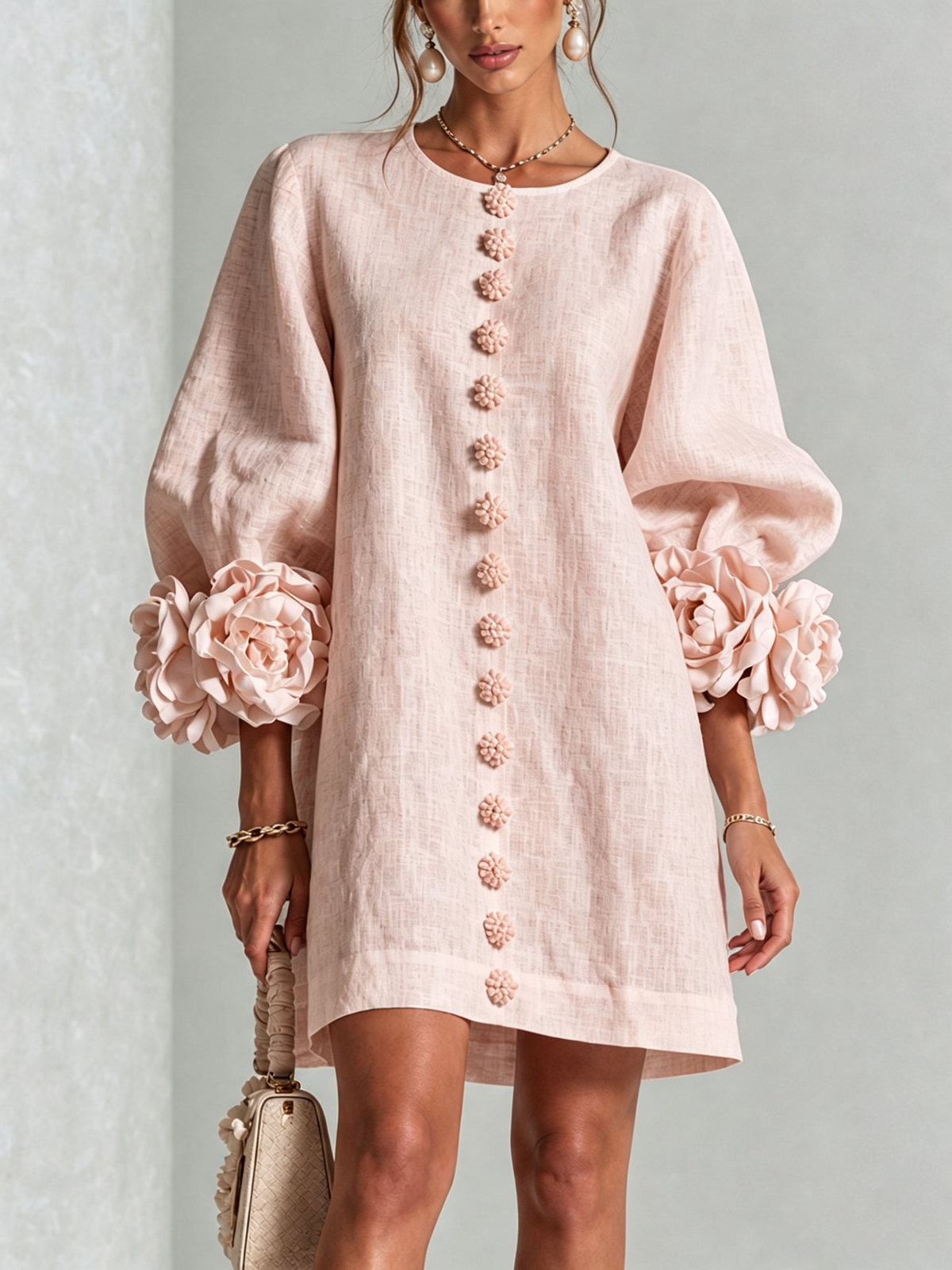 Rosalie | Vestido Mini con Botones