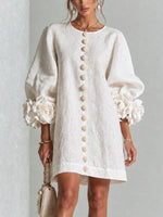 Rosalie | Vestido Mini con Botones