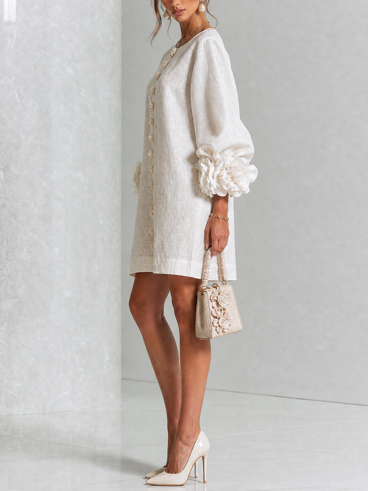 Rosalie | Vestido Mini con Botones