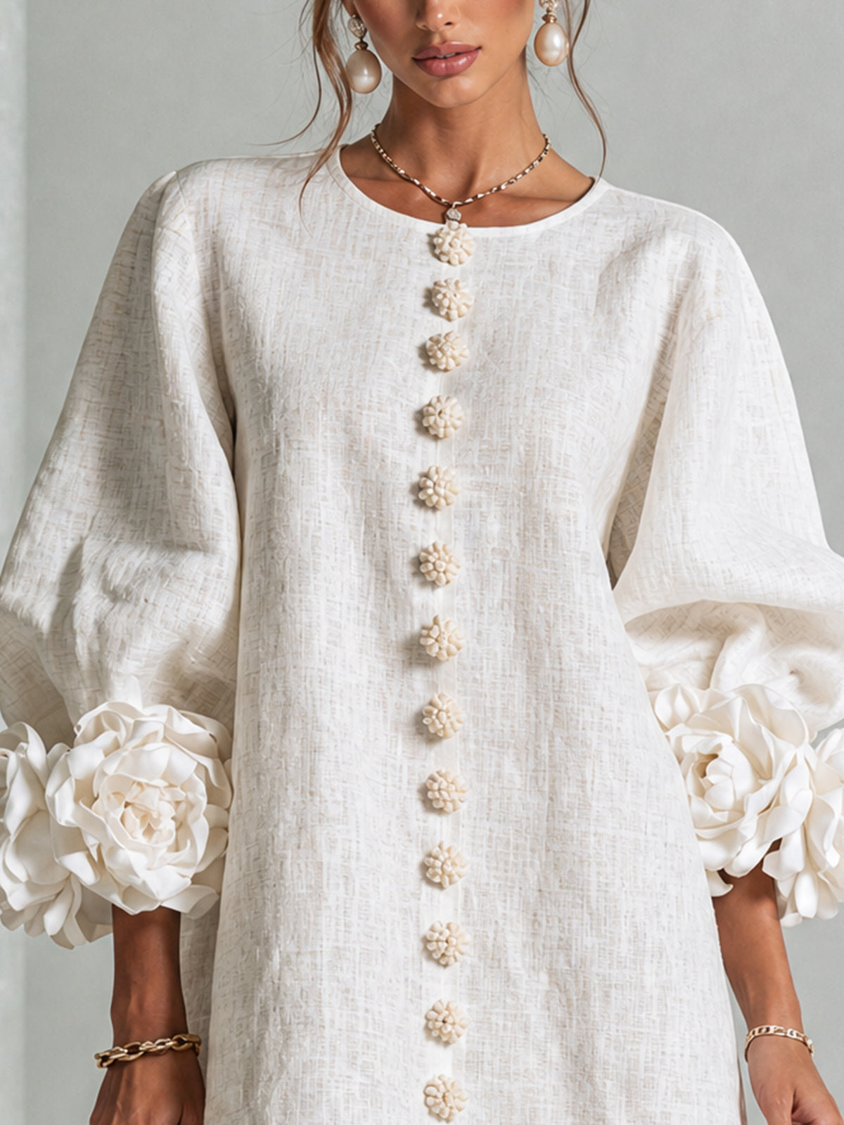 Rosalie | Vestido Mini con Botones