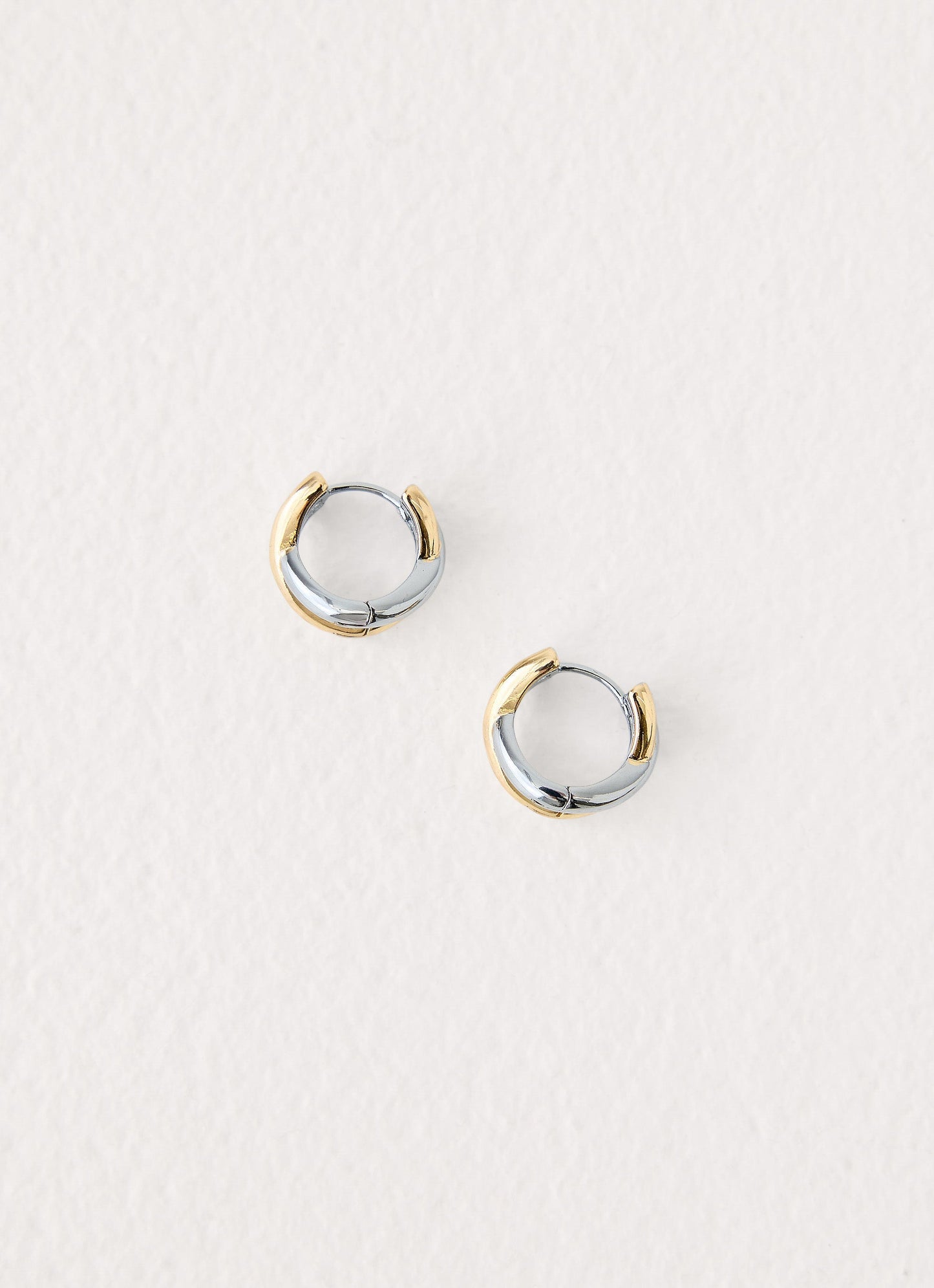 Yin & Yang Earrings - Silver /Gold