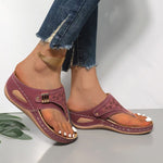 Andrea | Sandalias de Cuña Cómodas con Sujeción