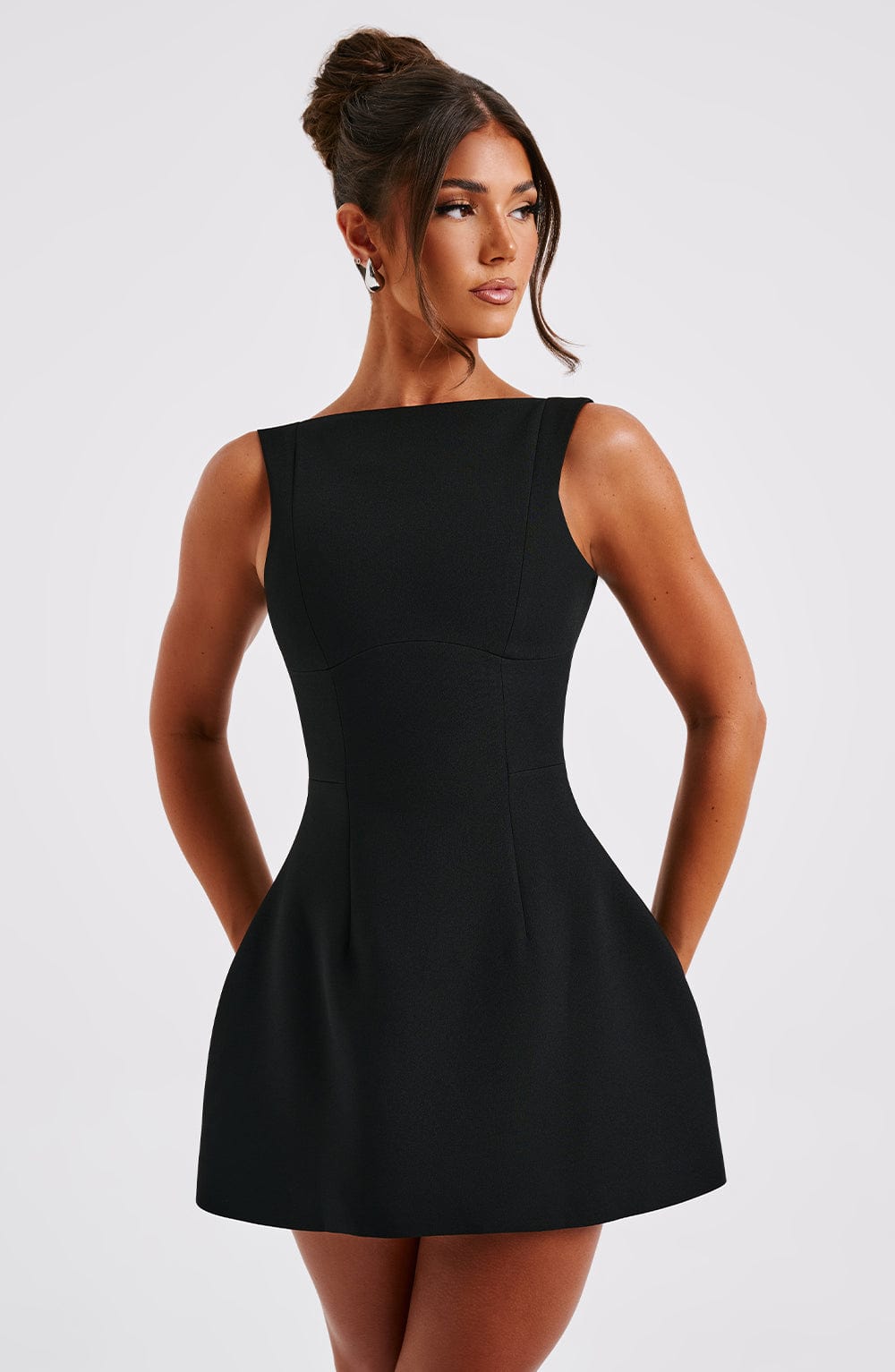 Vestido corto Alana - negro