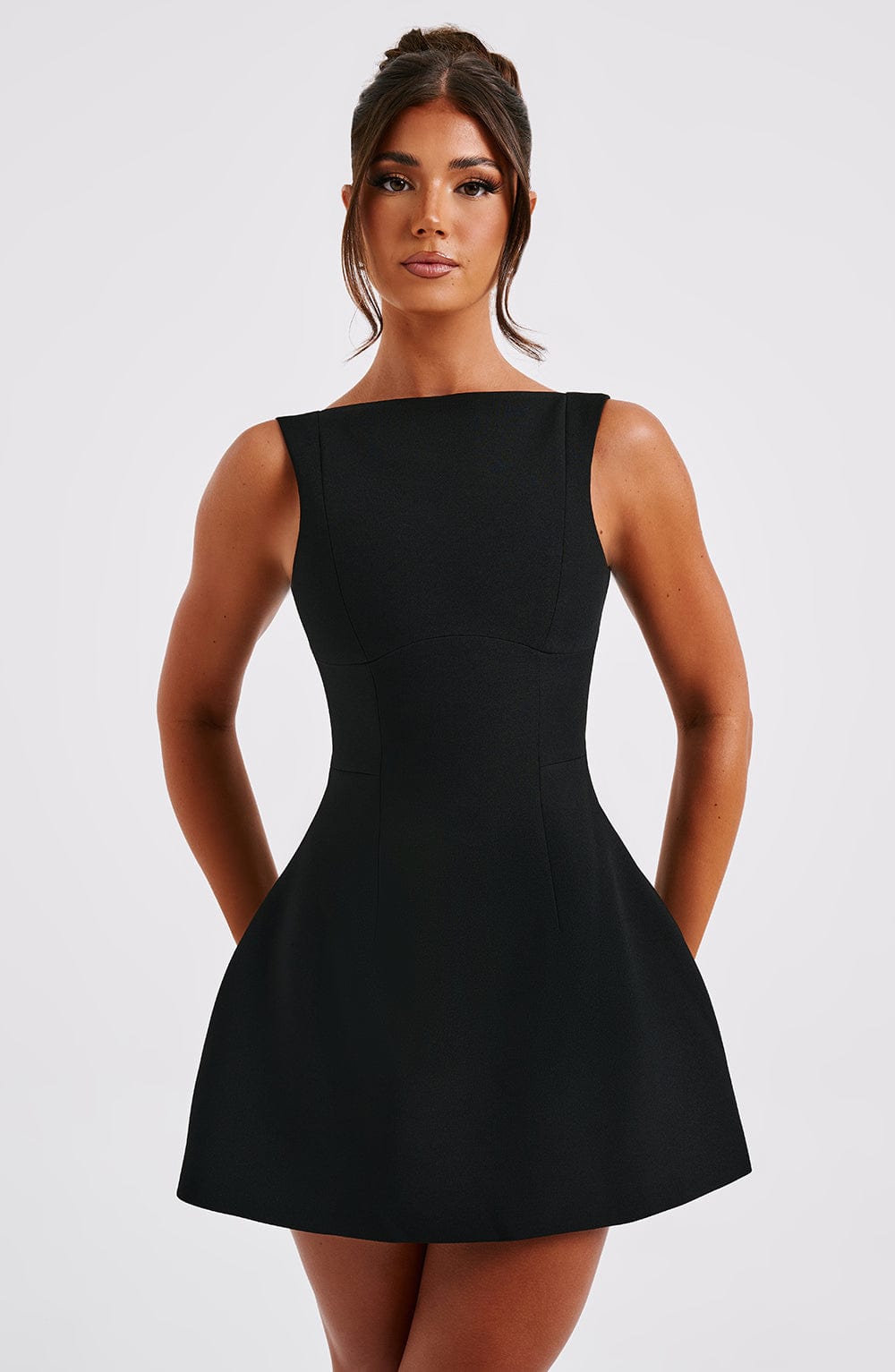 Vestido corto Alana - negro