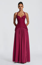 Vestido largo Almira - mora