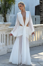 Vestido largo Andrina - marfil
