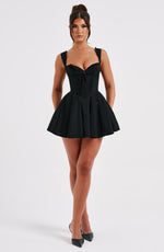 Vestido corto Antonella - negro