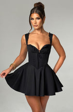 Vestido corto Antonella - negro
