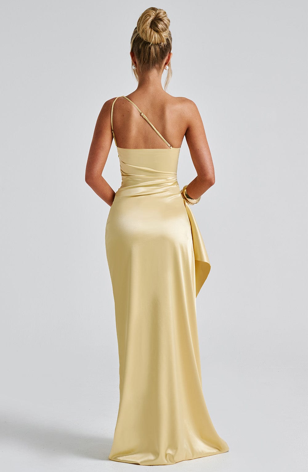 Vestido largo Ariel - amarillo limón