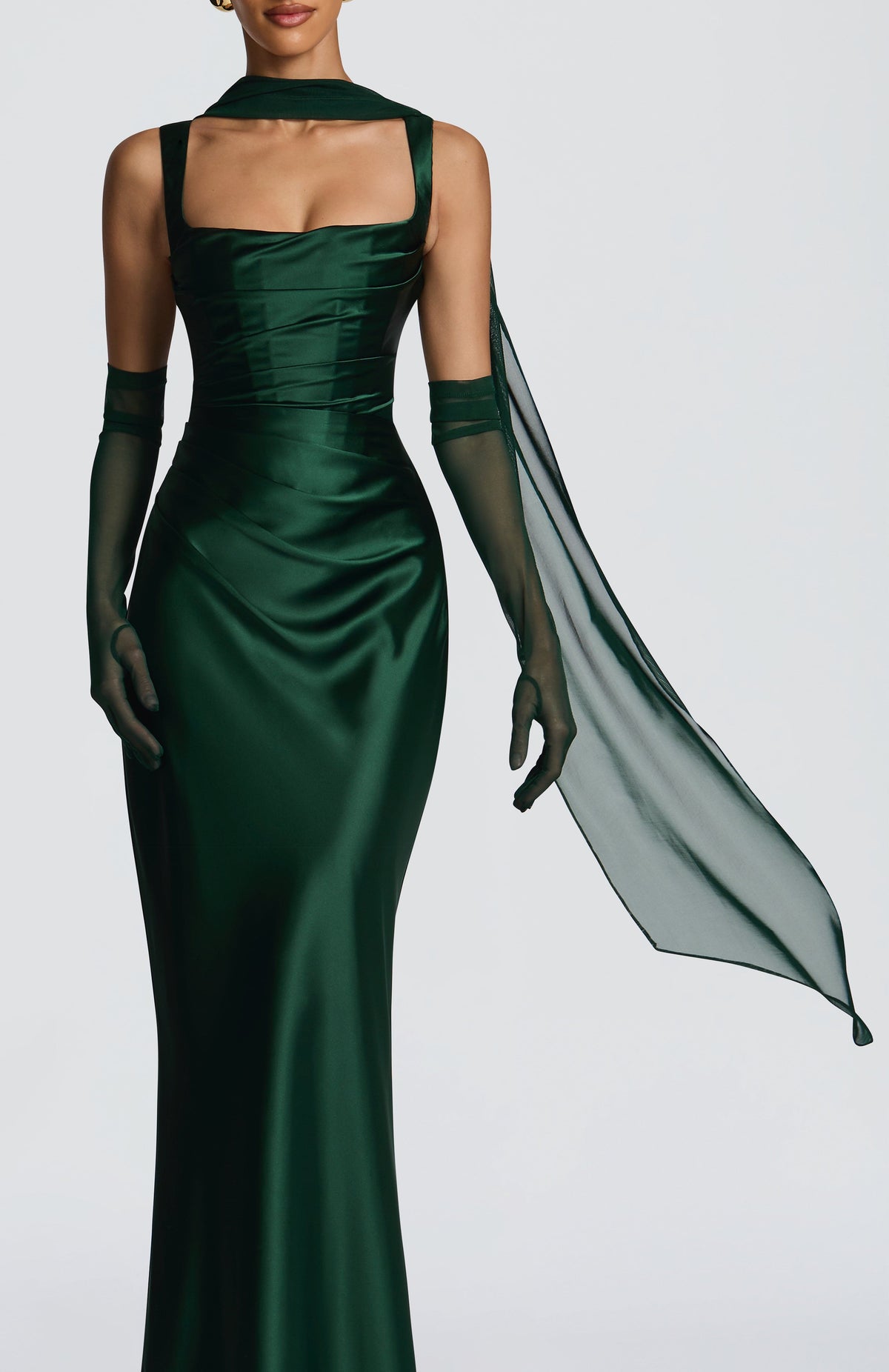 Pañuelo Ayla - verde esmeralda