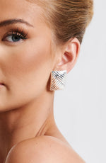 Pendientes Bronte - plateado