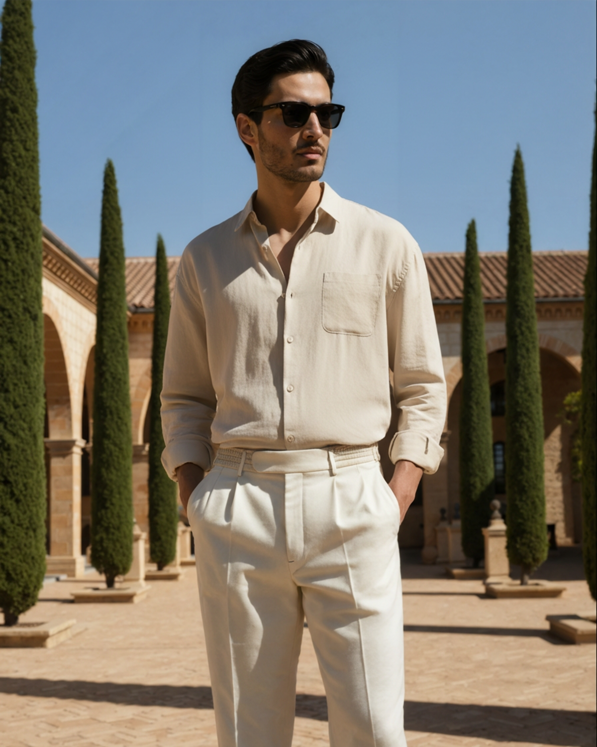 Cape Town - Camisa 100% Lino