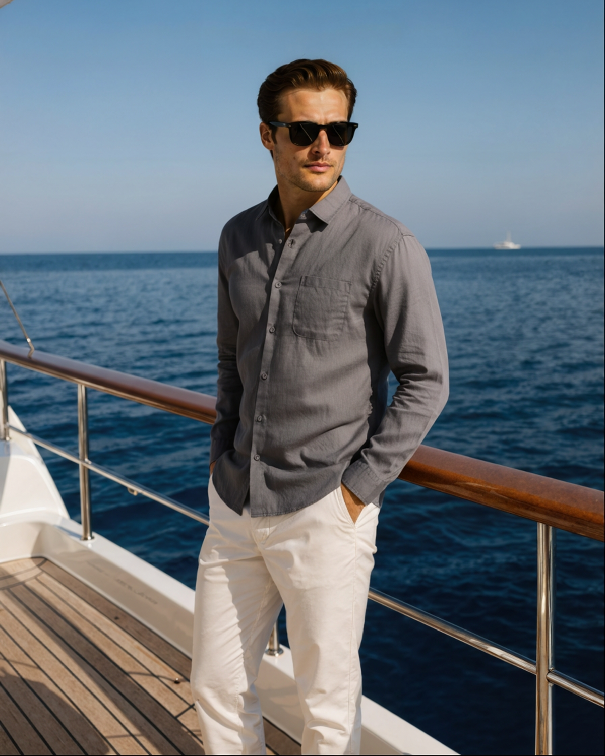 Cape Town - Camisa 100% Lino