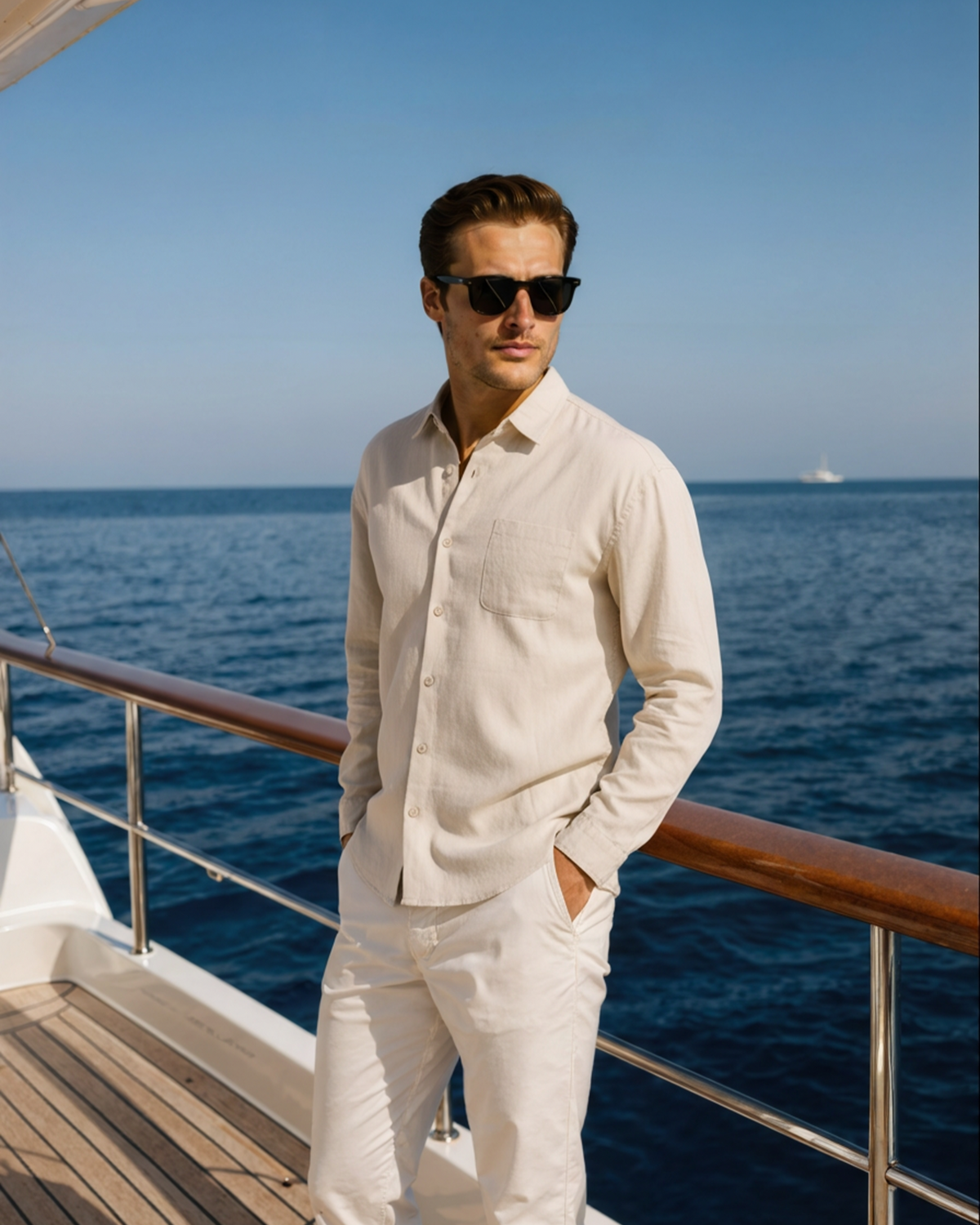Cape Town - Camisa 100% Lino