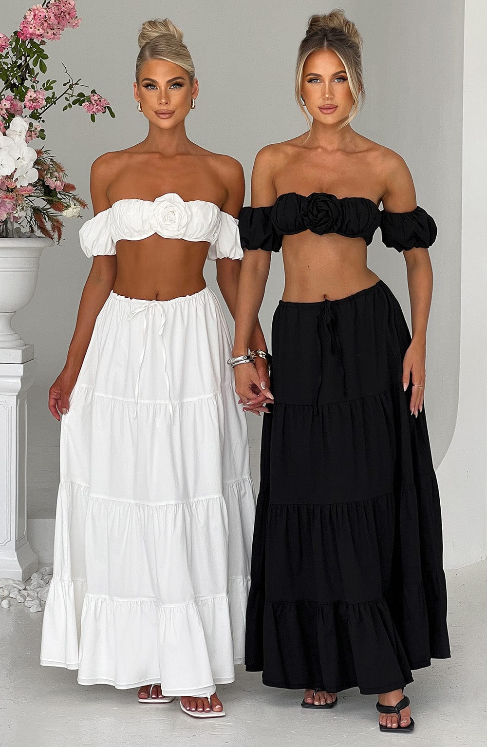 Top Carmen - negro