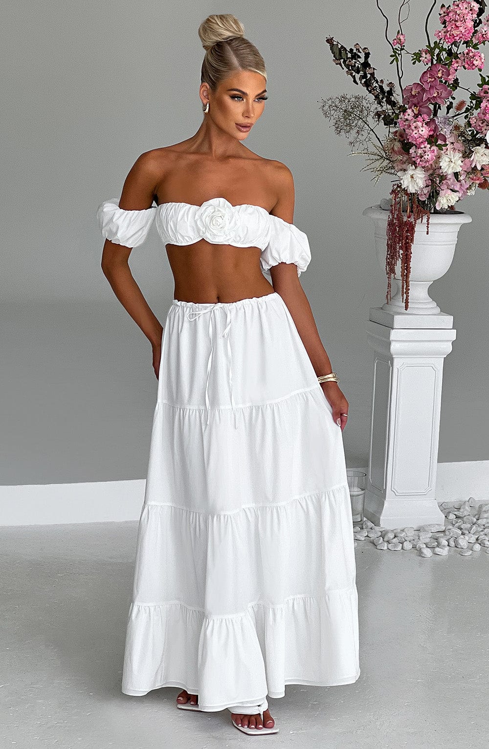 Top Carmen - marfil