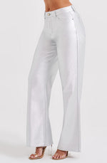Pantalones Cassidy - plateado