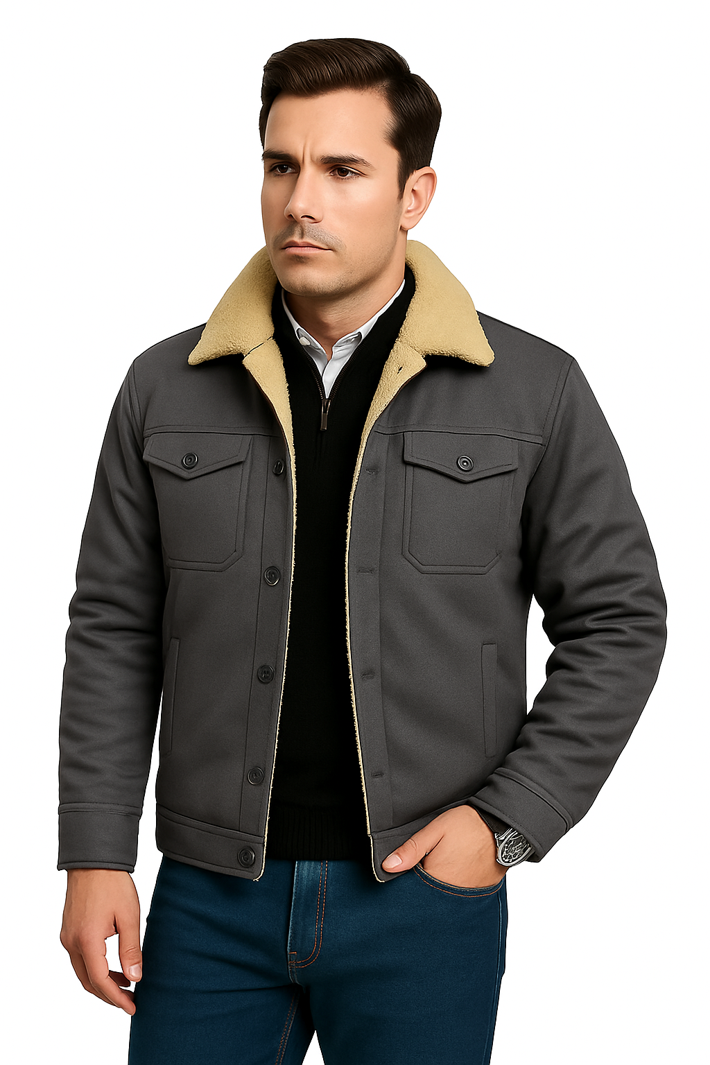 David | Cazadora Bomber con Estilo