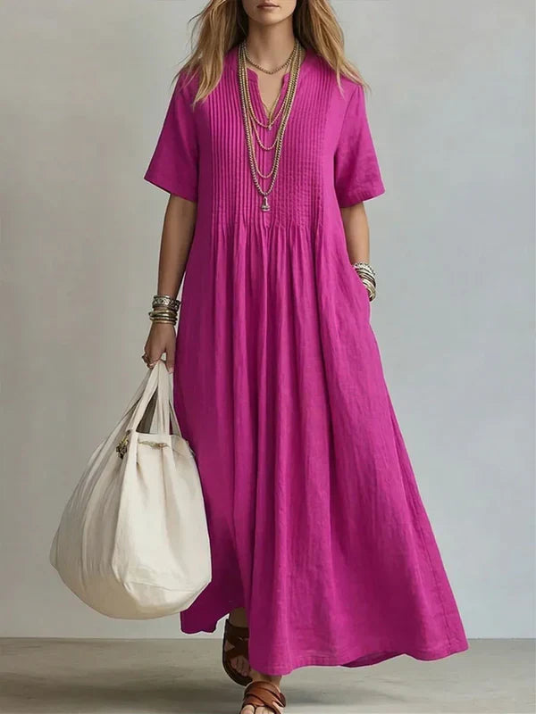 Simone™ | Vestido Plisado Elegante