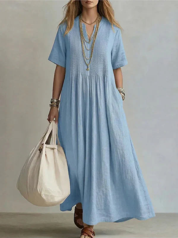 Simone™ | Vestido Plisado Elegante