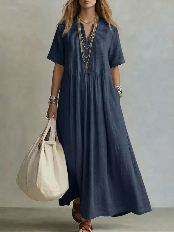 Simone™ | Vestido Plisado Elegante