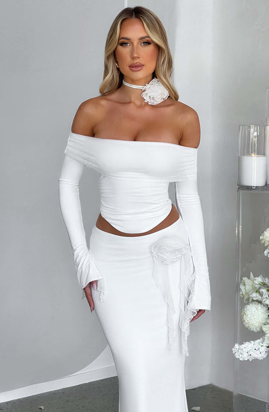 Top Deema - marfil