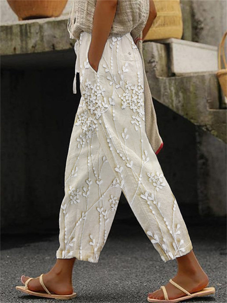 Lía™ Pantalones Estampados con Vides