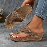 Andrea | Sandalias de Cuña Cómodas con Sujeción