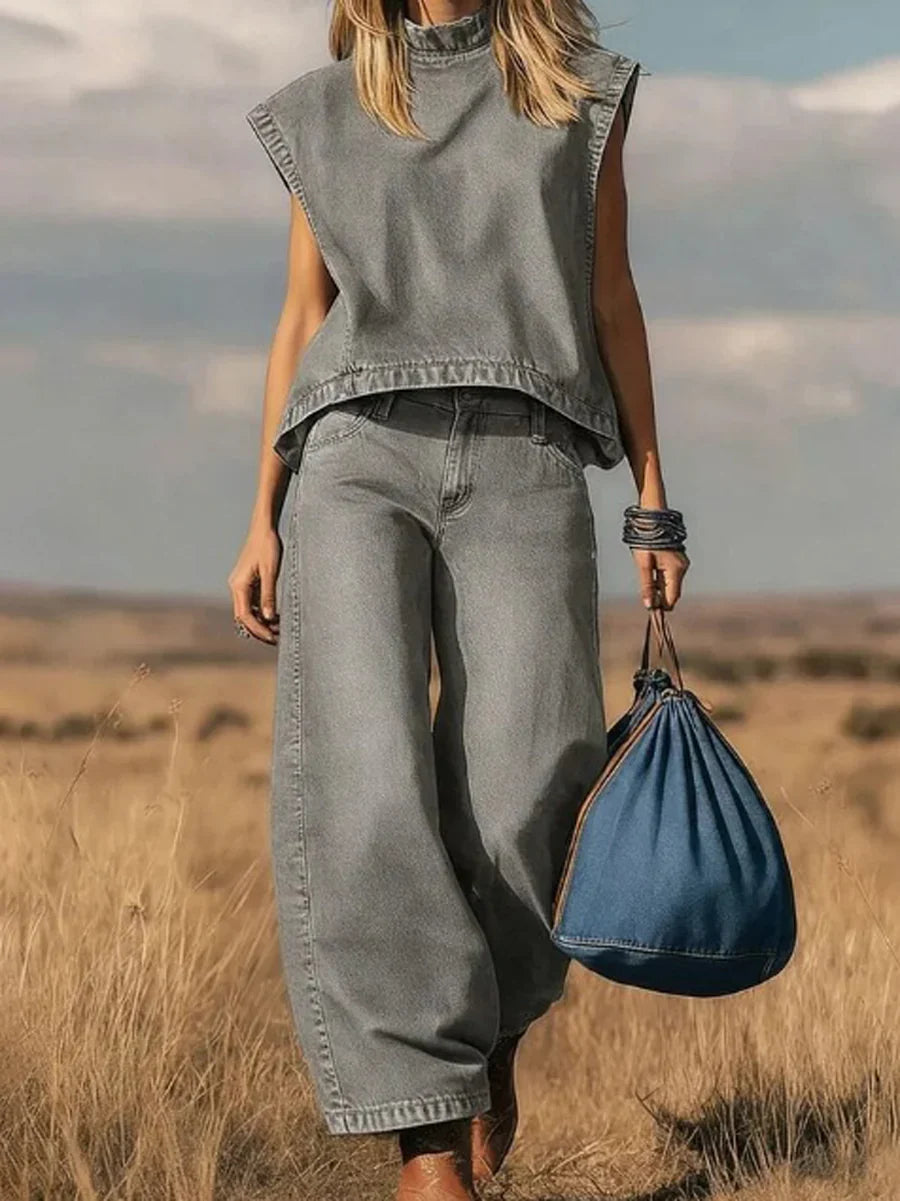 Novelya | Conjunto Vaquero Casual