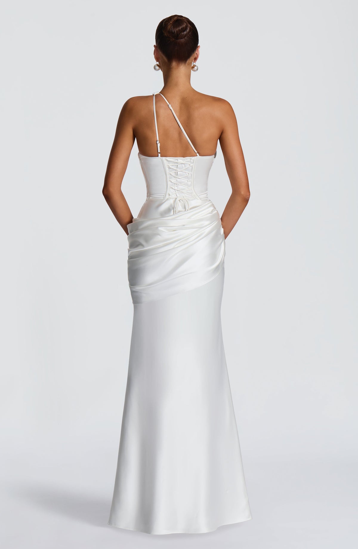 Vestido largo Emina - marfil