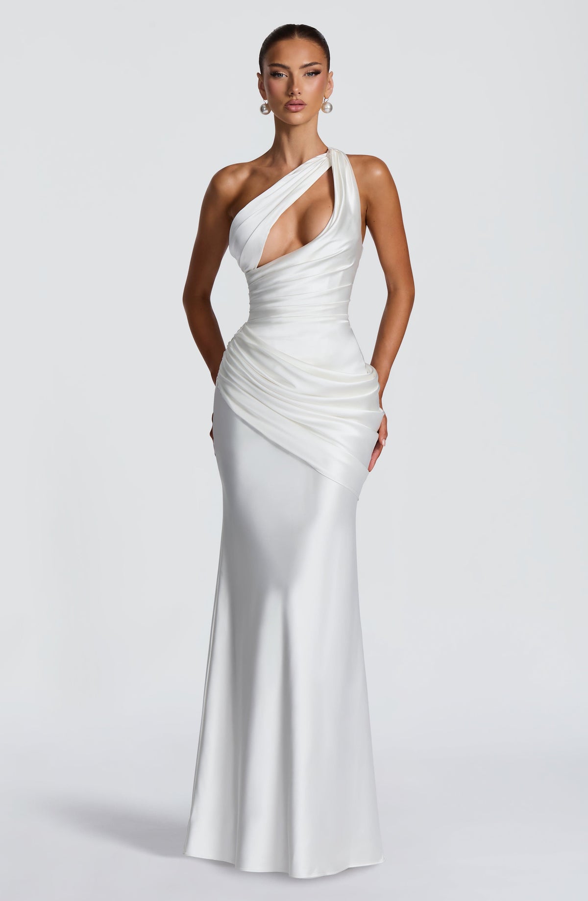 Vestido largo Emina - marfil